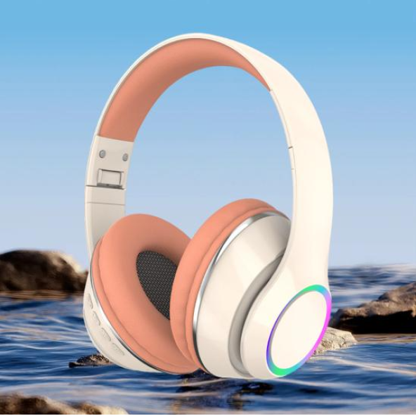 QASUL P102 Kulak Üstü RGB Işıklı Gürültü Engelleme Sürükleyici 5.3 Bluetooth uyumlu Müzik Deneyimi - 2