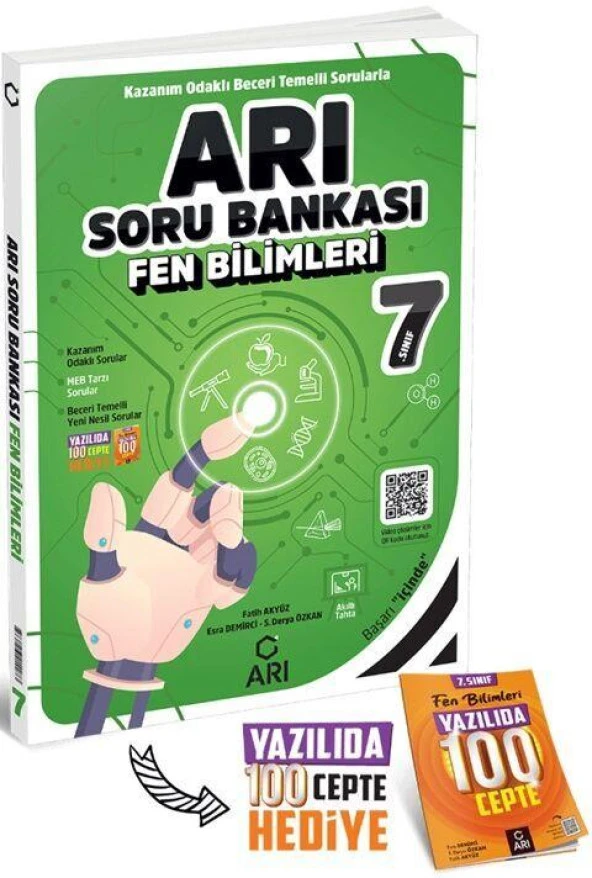 7. Sınıf Fen Bilimleri Soru Bankası Arı Yayıncılık