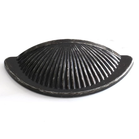 Yelken Midye Tas Çanak 64mm Düğme Eskitme AntikGümüş Mobilya Mutfak Dolap Kulpu Kulbu Kulpları - Resim 4