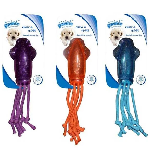 Pawise Mürekkep Balığı İpli Köpek Oyuncağı Small ürün görseli