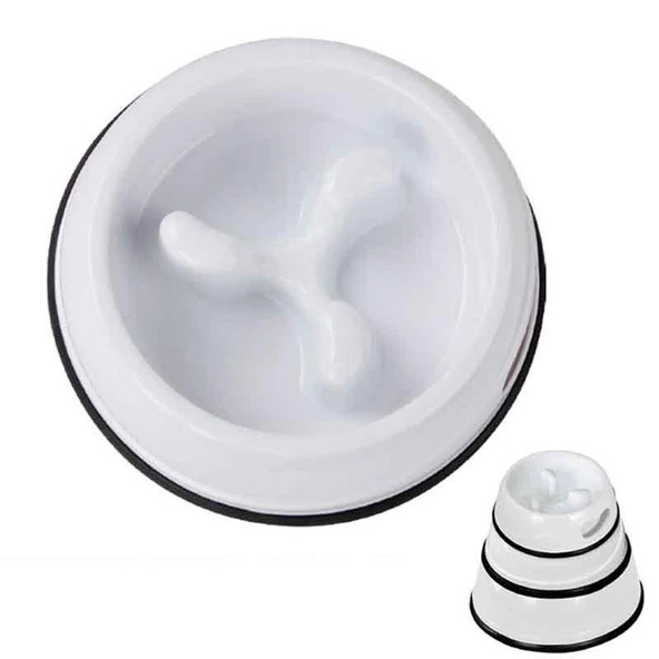 Pawise Yavaş Yeme Mama Kabı 1500 ml 23 x 7,5 cm ürün görseli 1