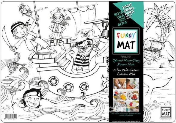 Akademi Çocuk - Funny Mat - Korsanlar ürün görseli