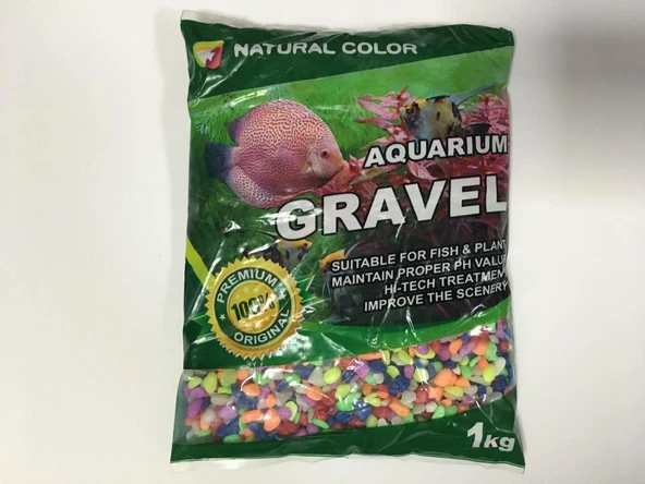 Natural Color Renkli Akvaryum Taşı 1 kg