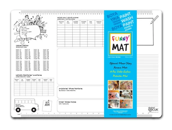 Funny Mat - Çalışma Masam - Küçük Boy Yeni