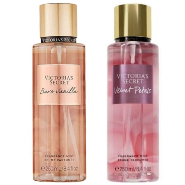 Victoria's Secret Bare Vanilla-Velvet Petals Vücut Spreyi İkili Set