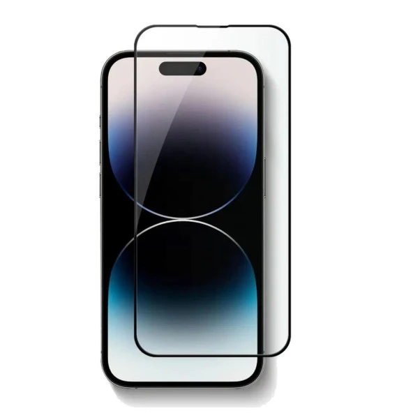 iPhone 14 Pro Ekran Koruyucu 9D Tam Kaplayan Kavisli 9018000001327