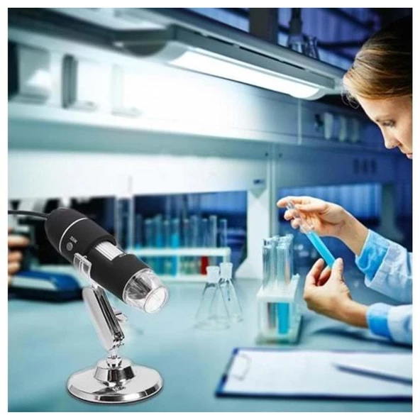 Alfalink 1600X Zoom 2MP USB Dijital Mikroskop 8 Ledli Kamera - 2