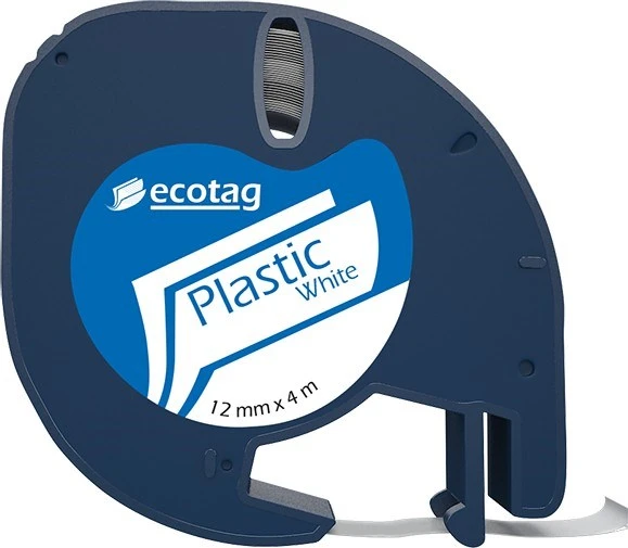 Dymo Letratag Etiket Yazıcı ve Ecotag Muadil Kağıt Yedek Şerit Etiket 10'lu (BEYAZ) - Resim 3