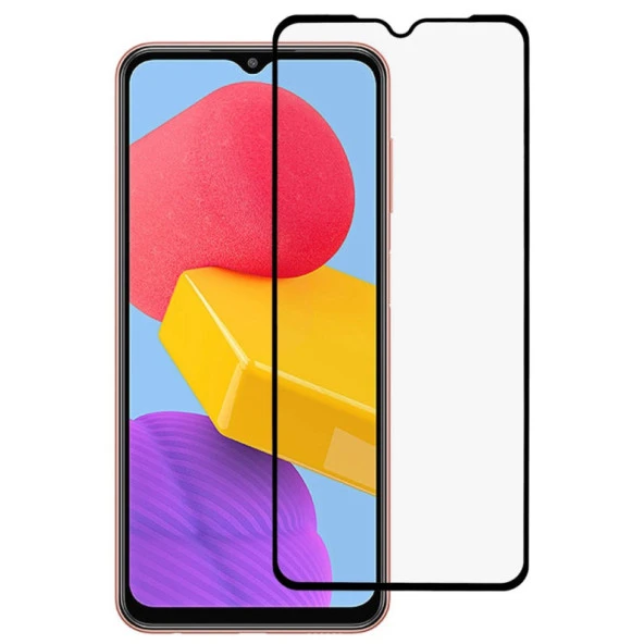Samsung Galaxy M13 Ekran Koruyucu 9D Tam Kaplayan Kavisli