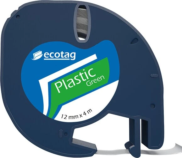 Dymo Letratag Etiket Yazıcı ve Ecotag Muadil Plastik Yedek Şerit Etiket 10'lu (YEŞİL) - Resim 3