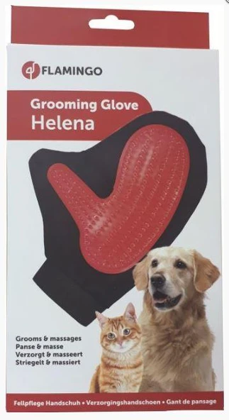 Flamingo Kedi ve Köpek Tarama Fırça Eldiveni 18X23,5 Cm - Resim 2