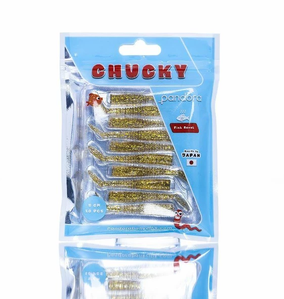 Pandora Chucky 5cm 10 Parça Lrf Silikon Sahte Yem - 5