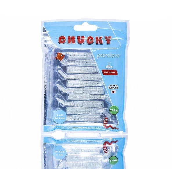 Pandora Chucky 5cm 10 Parça Lrf Silikon Sahte Yem - 4