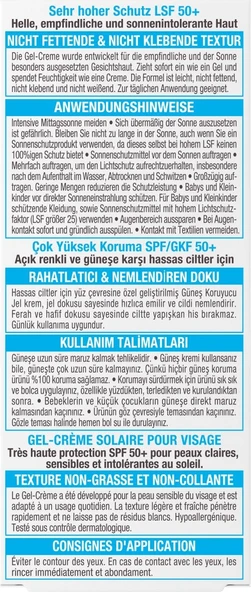 Garnier Ambre Solaire Sensitive Expert+ Güneşe Karşı Hassas Ciltler için SPF50+ Güneş Koruyucu Jel K - 2