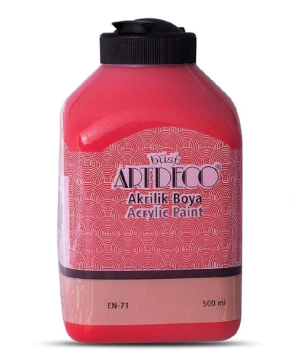 Artdeco Akrilik Boya 500 Ml Kırmızı