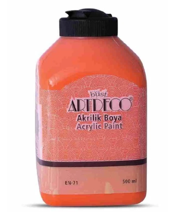 Artdeco Akrilik Boya 500 Ml Turuncu