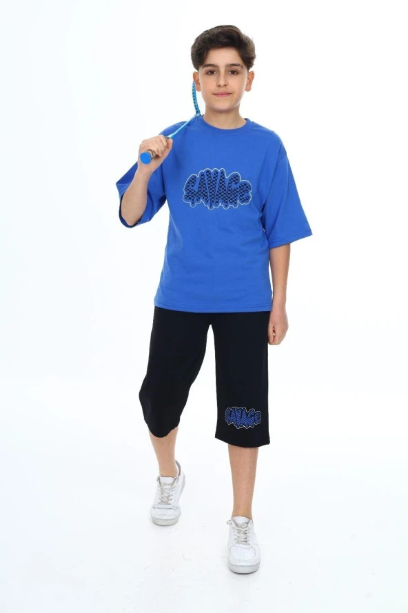 Erkek Çocuk Kaprili Alt-Üst Takım Lx7111 - 3