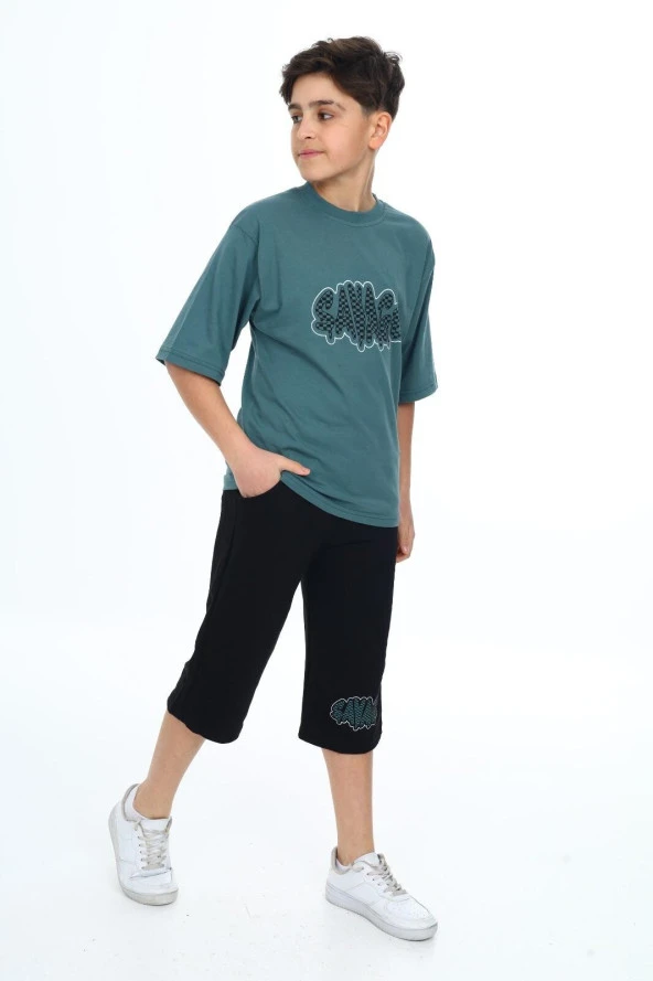 Erkek Çocuk Kaprili Alt-Üst Takım Lx7111 - 5