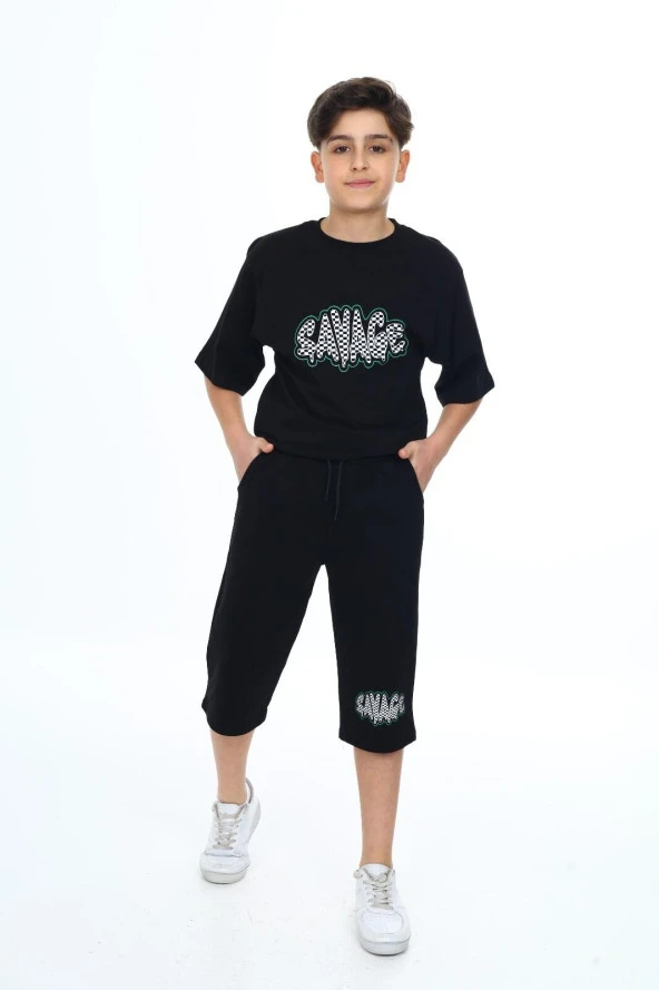 Erkek Çocuk Kaprili Alt-Üst Takım Lx7111 - 8