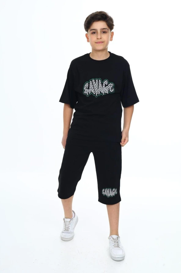 Erkek Çocuk Kaprili Alt-Üst Takım Lx7111 - 10