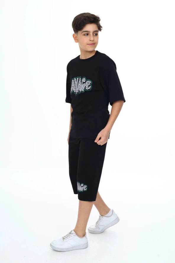 Erkek Çocuk Kaprili Alt-Üst Takım Lx7111 - 11