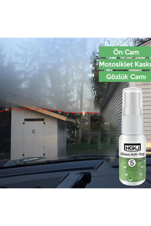 Hgkj 5 20ml Buğu Önleyici Buhar Engelleyici Araba Cam Temizleyici Anti Fog Agent