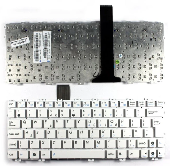 Asus Eee Pc 1015PEM-PIK012S Notebook Klavyesi - Beyaz - TR