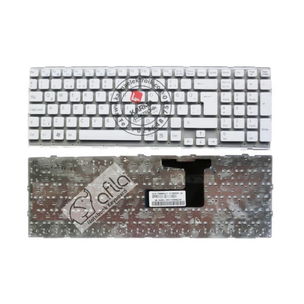 Sony 148970811 PCG 71911m Notebook Klavyesi - Beyaz - TR