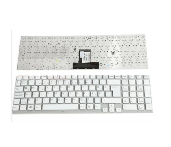 Sony Vaio VPCEB2E9E VPCEB2E9R VPCEB2F4E VPCEB2G4E Beyaz Klavye TR/ Çerçevesiz