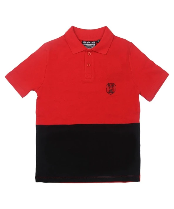Beşiktaş Orijinal Polo Yaka Çocuk T-shirt + Bileklik Set Hediyelik Ahşap Kutulu - 5
