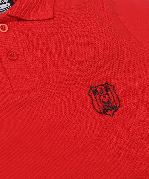 Beşiktaş Orijinal Polo Yaka Çocuk T-shirt + Bileklik Set Hediyelik Ahşap Kutulu - 6