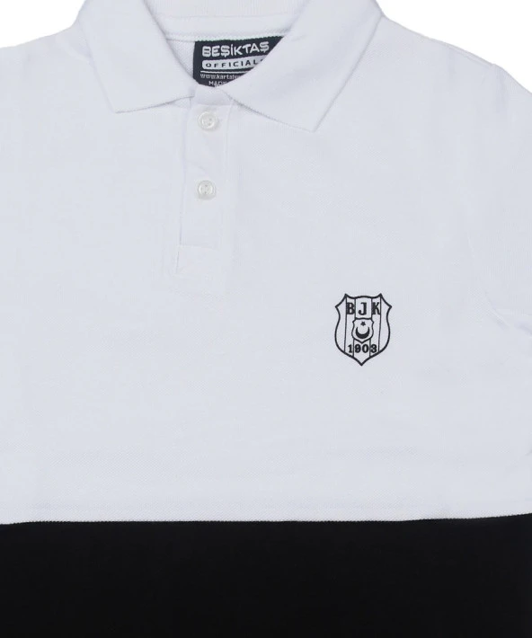 Beşiktaş Orijinal Polo Yaka Çocuk T-shirt - 4