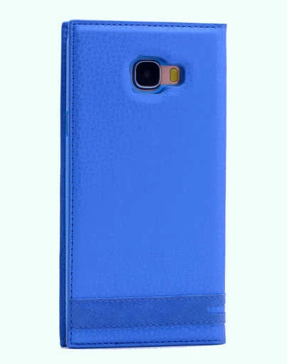 Galaxy C7 Kılıf Elite Kapaklı Kılıf - Resim 8