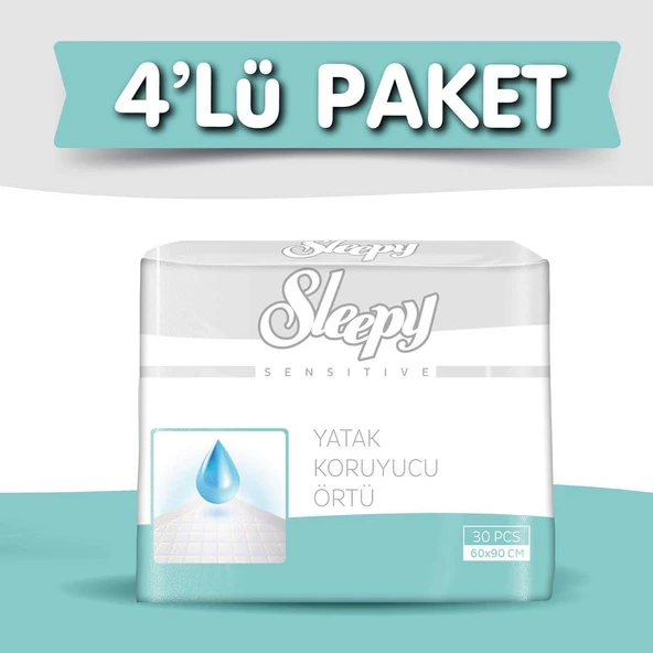 Sleepy Hasta Yatak Koruyucu 60*90CM 120 Adet (4PK*30) ürün görseli