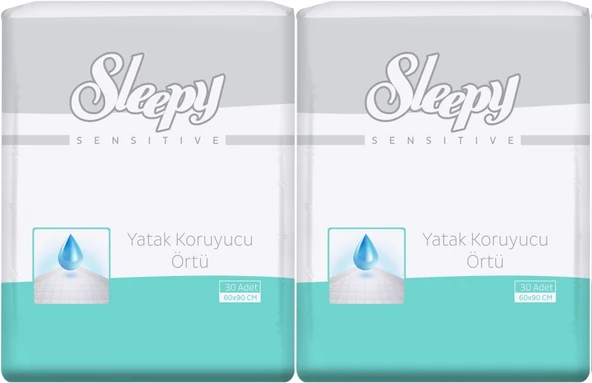 Sleepy Hasta Yatak Koruyucu 60*90CM 60 Adet (2PK*30) - Resim 2