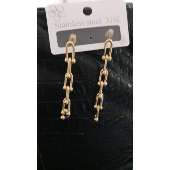 Tiffany Çelik Küpe