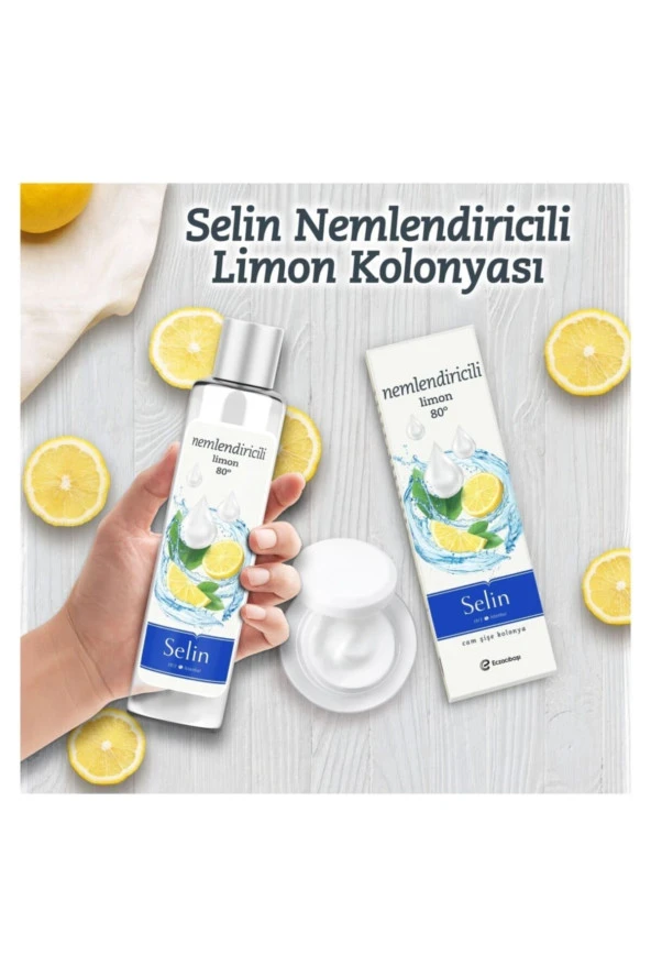 Selin Nemlendiricili Kolonya 180 ml 3'lü Set - Resim 3
