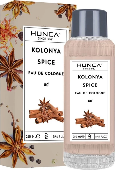 Hunca Spice Kolonyası 250 ml Cam Şişe