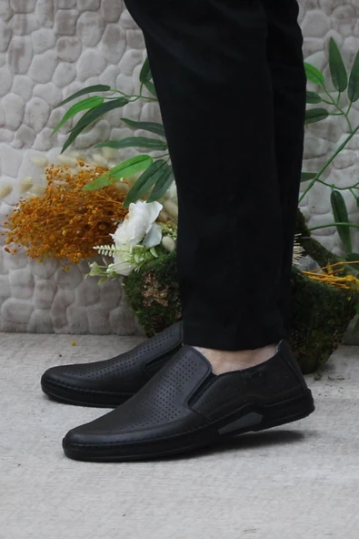 Polaris 107240 Anatomik 5 Nokta Hafif Rahat Hakiki Deri Erkek Ayakkabı - Resim 3