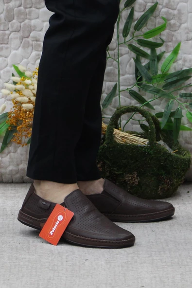 Polaris 107240 Anatomik 5 Nokta Hafif Rahat Hakiki Deri Erkek Ayakkabı - Resim 6