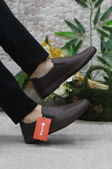 Polaris 107240 Anatomik 5 Nokta Hafif Rahat Hakiki Deri Erkek Ayakkabı - Resim 10