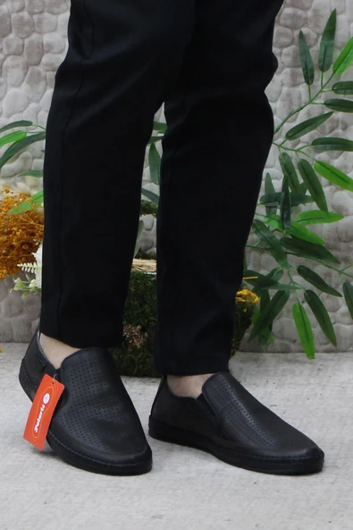 Polaris 107240 Anatomik 5 Nokta Hafif Rahat Hakiki Deri Erkek Ayakkabı - Resim 2