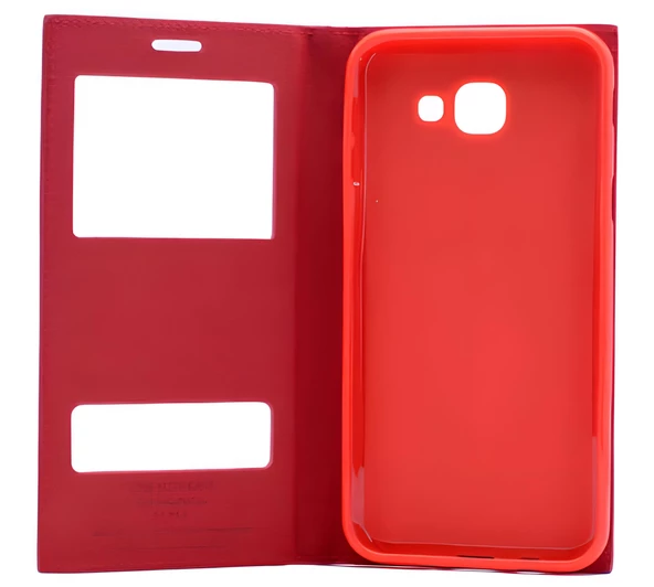 Galaxy C9 Pro Kılıf Elite Kapaklı Kılıf - Resim 5