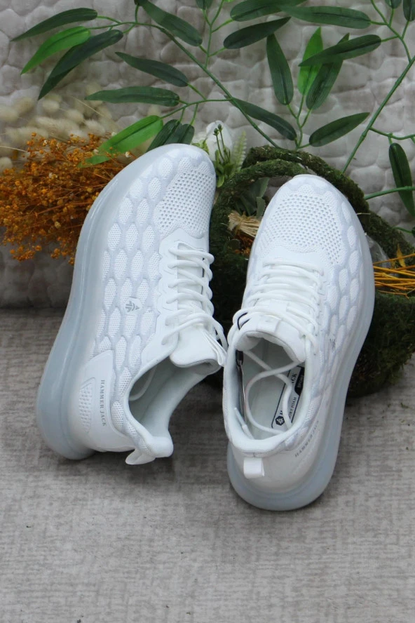 Hammer jack 24130 Beyaz Rahat Orijinal Ürün Air Taban Erkek Spor Ayakkabı - 6