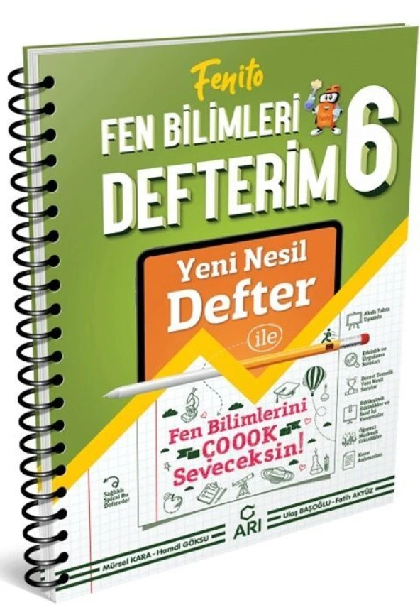 6. Sınıf Fen Bilimleri Akıllı Defteri Arı Yayıncılık