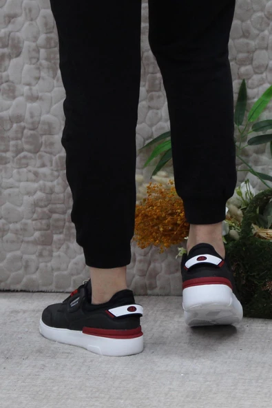 M.P 241 1574 Siyah Beyaz Orijinal Ürün Hafif Rahat Kadın Spor Ayakkabı - Resim 4