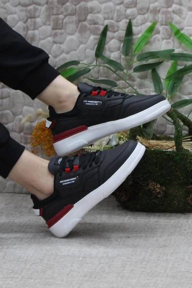 M.P 241 1574 Siyah Beyaz Orijinal Ürün Hafif Rahat Kadın Spor Ayakkabı - Resim 5