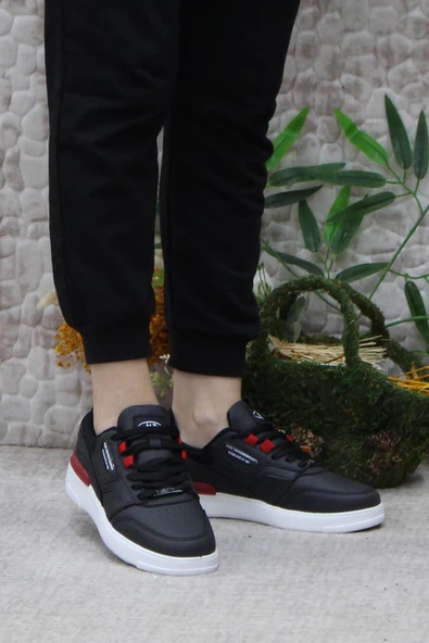 M.P 241 1574 Siyah Beyaz Orijinal Ürün Hafif Rahat Kadın Spor Ayakkabı - Resim 2