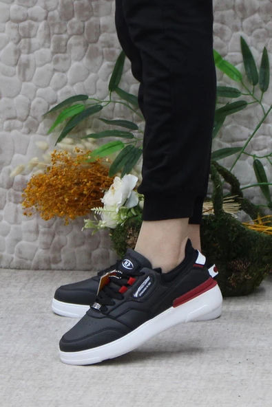 M.P 241 1574 Siyah Beyaz Orijinal Ürün Hafif Rahat Kadın Spor Ayakkabı - Resim 3