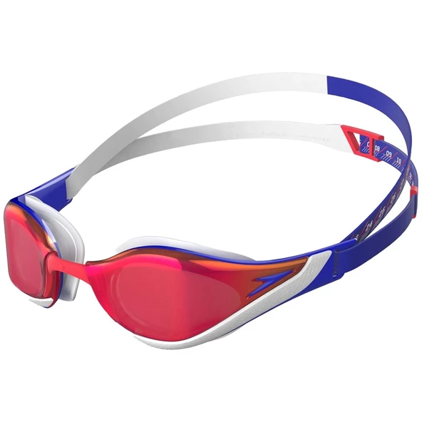Speedo Fastskin Pure Focus Aynalı Yarış Gözlüğü (Red/Blue)